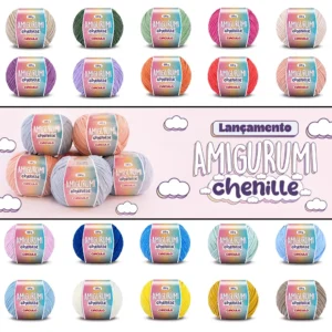 Fio Amigurumi Chenille Circulo 110m - 100g
